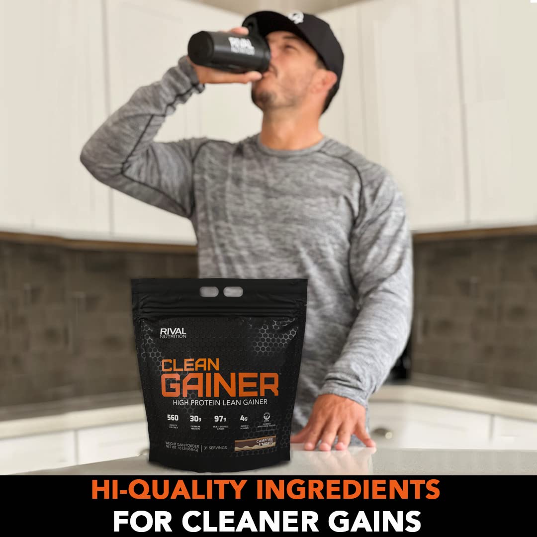 Rivalus Clean Gainer, S'Mores, 10 Pound Rivalus Au supplements