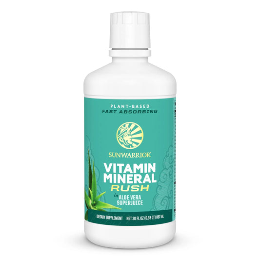 Sunwarrior Liquid Multivitamin Supplements & Minerals Vegan Plant-Based with Aloe Vera for Men and Women | Energy & Immune Support Gluten Sugar Dairy Free | 30 Fl Oz SunwarriorAU supplements