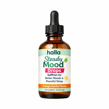 ReviveNerve Halla Steady Mood Drops, with Pine Bark Extract, Orange-Vanilla Flavor - Promotes Mood, Focus, Attention & Sleep Support - Liquid Drops(1pcs) ReviveNerve Au supplements