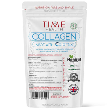 New: Colartix™ Collagen - 120 Capsules - Joint Specific Type II Collagen from Cartilage Time Health Au supplements