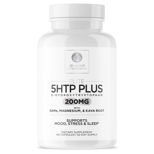 200 MG 5-HTP Elite with Kava Root Extract, Magnesium & SAM-e to Maintain Normal DR EMIL NUTRITIONAU supplements