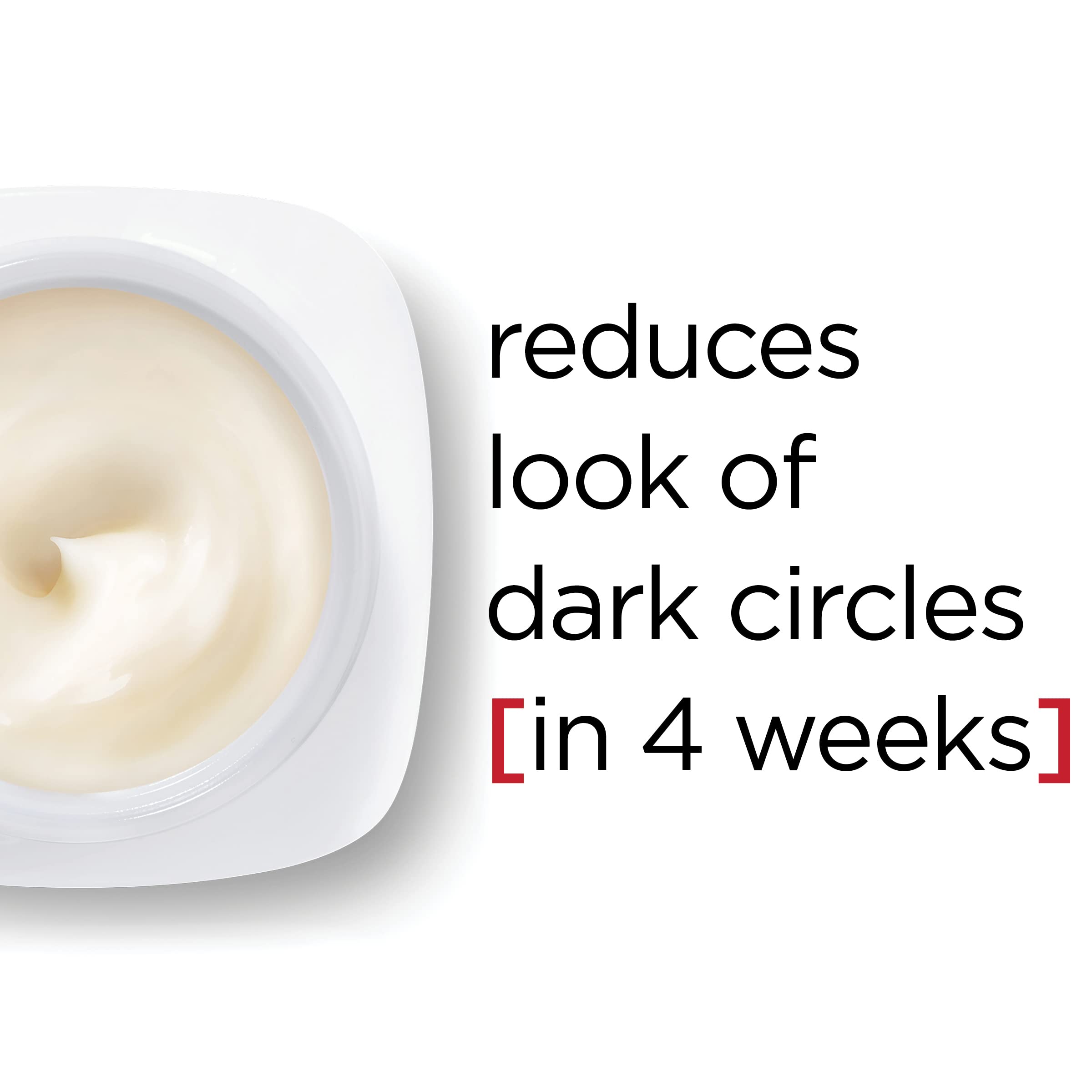 L'Oreal Paris Skincare Revitalift Anti-Wrinkle and Firming Eye Cream with Pro Retinol, Treatment to Reduce Dark Circles, Fragrance Free, 0.5 oz.