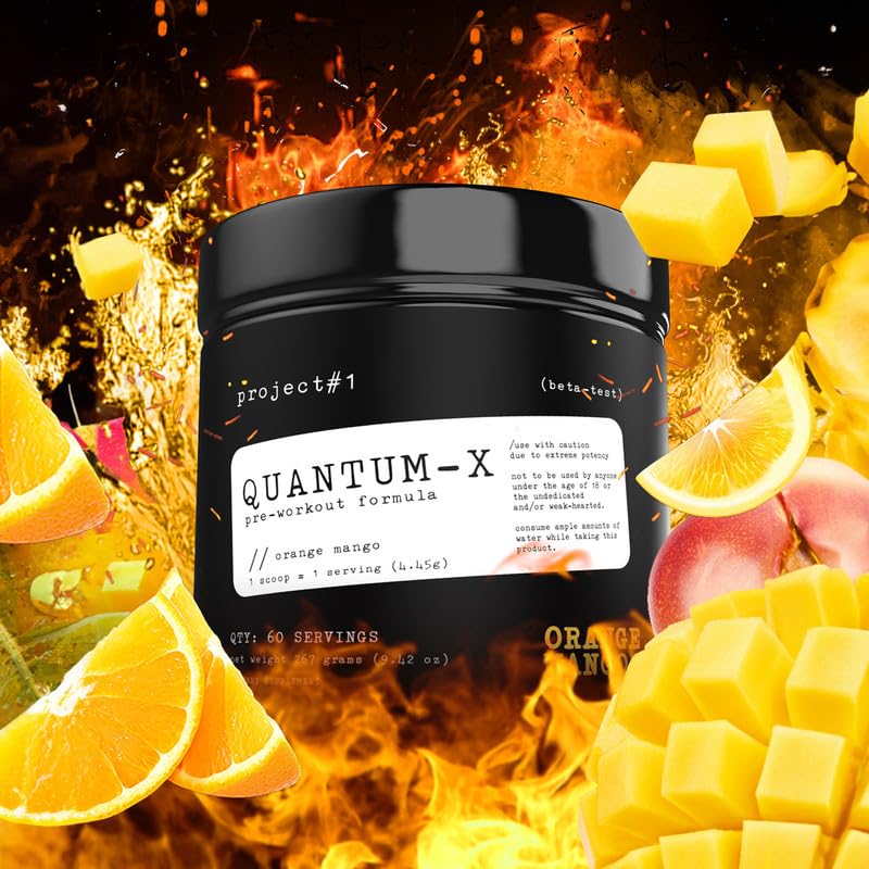 Project #1 Quantum-X Nutrition: Advanced Pre-Workout Powder for Men and Women Project #1 Au supplements