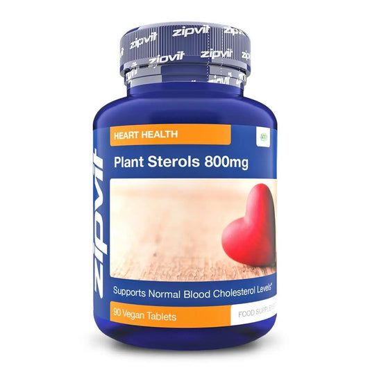 Plant Sterols High Strength 800mg, 90 Vegan Tablets, Supports and Helps Lower ZipvitAU supplements