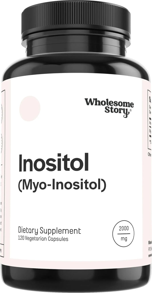 Pure Inositol Supplement | Myo-Inositol Supplement | Inositol Powder Capsules Wholesome StoryAU supplements