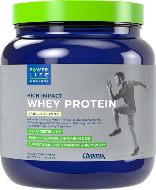 POWERLIFE Tony Horton High Impact Grass Fed Whey Protein with 3000 MG of HMB POWERLIFEAU supplements
