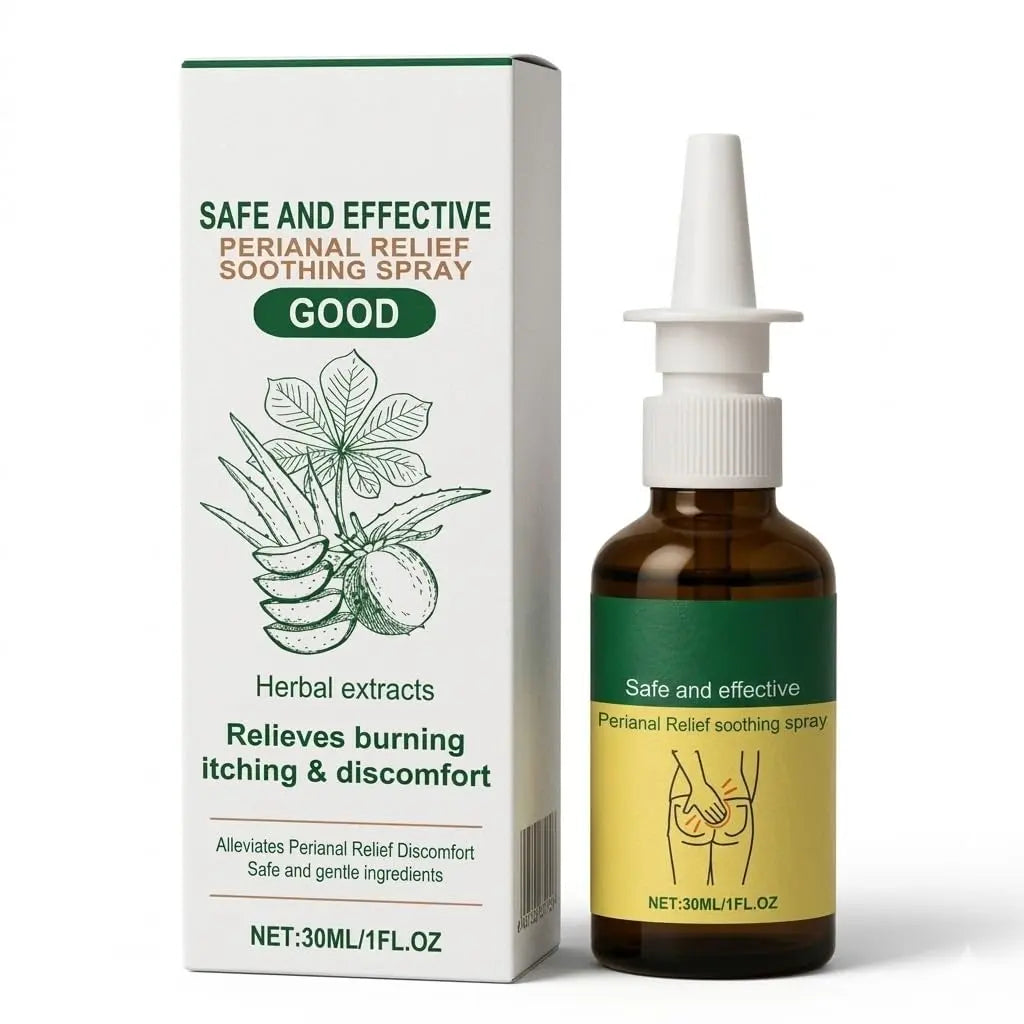Herbal Hemorrhoid Relief Spray - Fast Acting Relief for Anal Swelling, Itching & Pain, Soothing Perianal Nursing Spray for Discomfort, Natural Plant-Based Formula, 30ML / 1 FL.OZ Aus Healthcare uk supplements