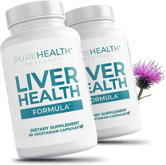 2 Liver Health Detox and Cleanse Supplement for Fatty Liver - Healthy Liver PUREHEALTH RESEARCH StoreAU supplements