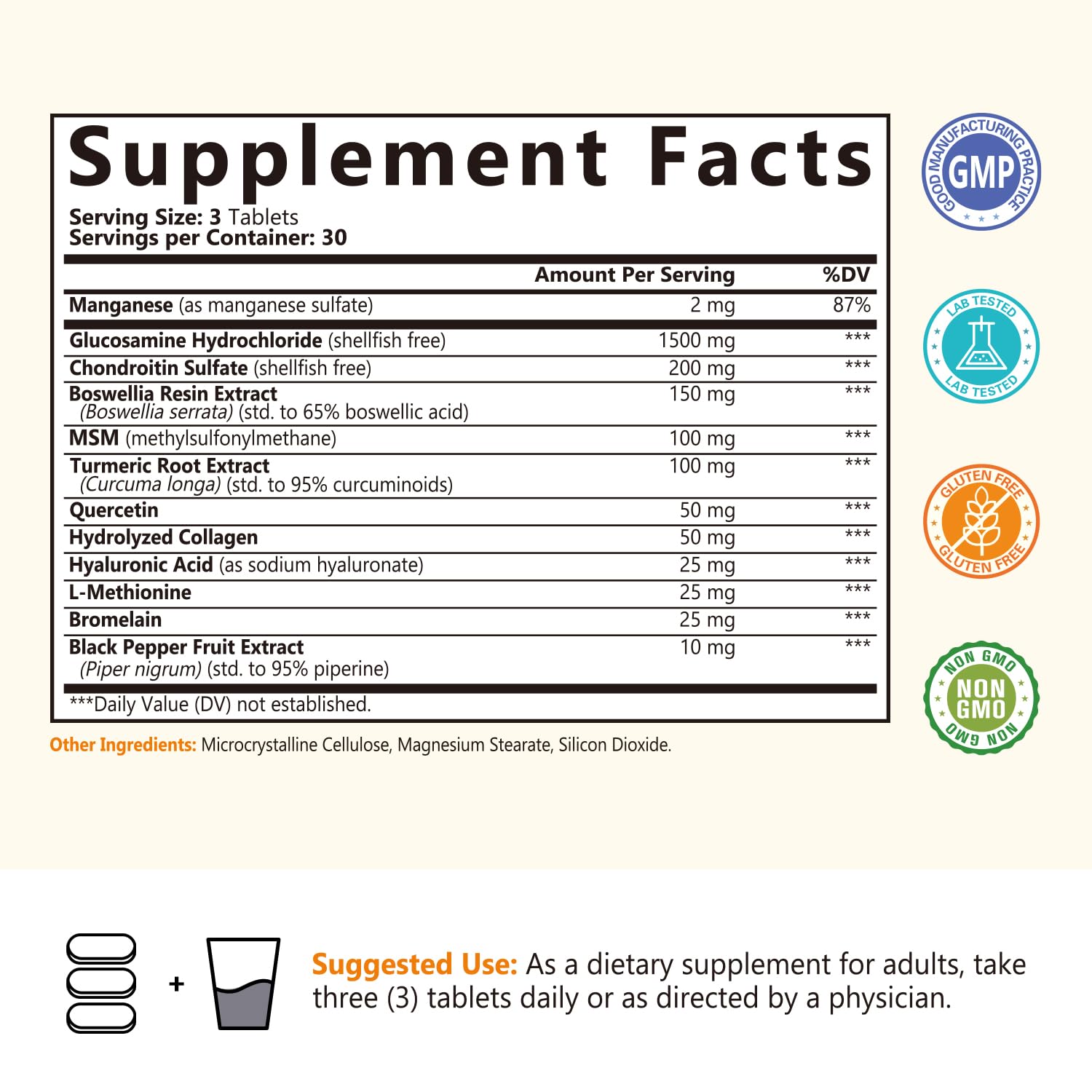 NatureMyst Glucosamine Chondroitin & MSM, Turmeric, Boswellia, Collagen, Hyaluronic NatureMyst Au supplements