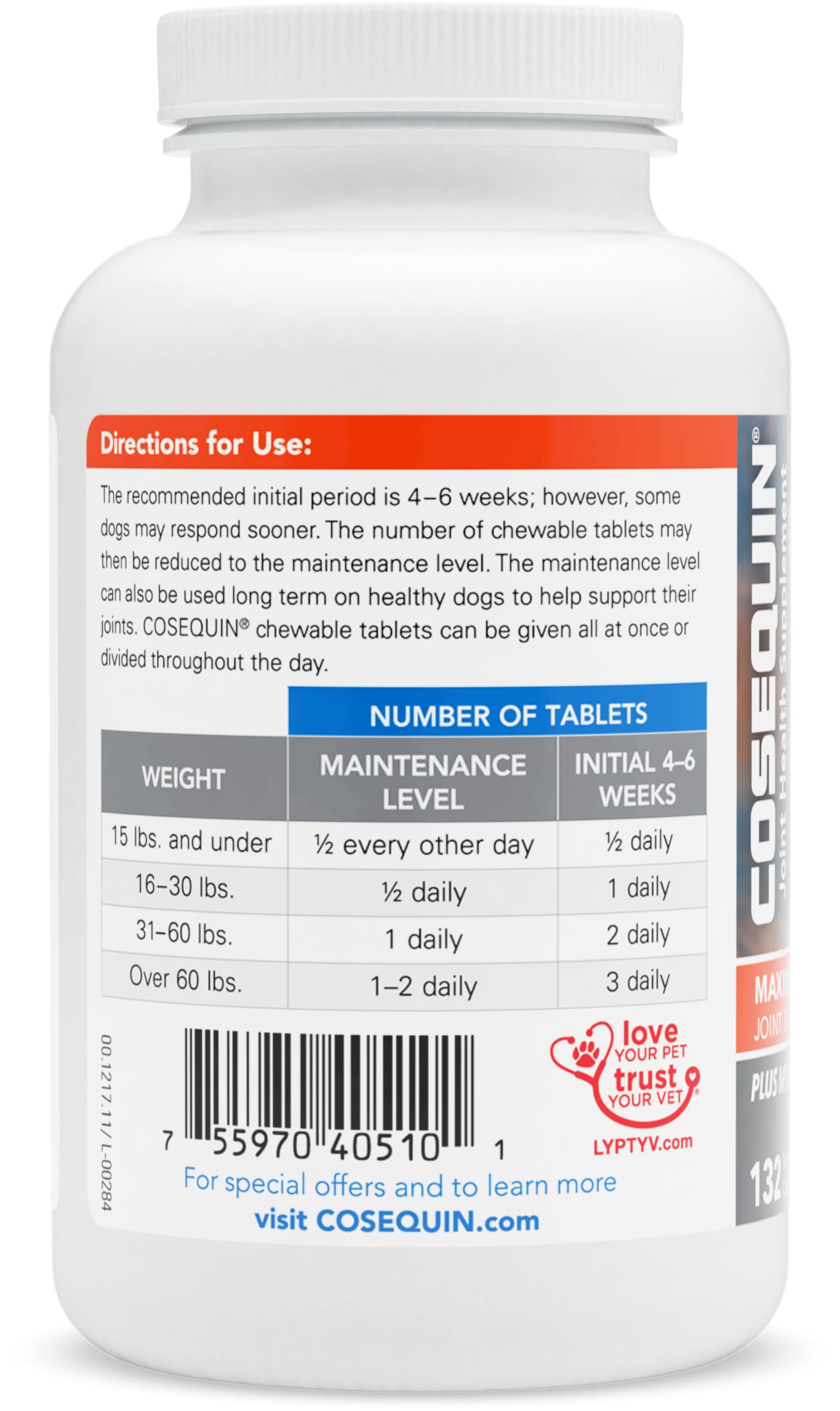 Nutramax Laboratories Cosequin Maximum Strength Joint Health Supplement for Dogs Nutramax Laboratories Au supplements