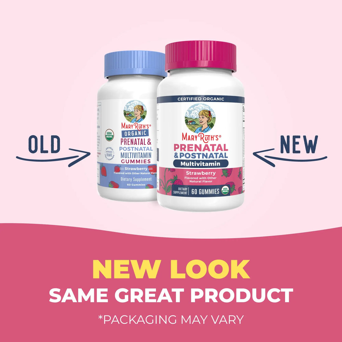 MaryRuth Organics Prenatal Vitamins for Women | USDA Organic Prenatal Gummies | Postnatal Vitamins for Women Breastfeeding | Methylfolate 800 mcg DFE | Iodine | Vegan | Non GMO | 30 Servings MARYRUTH'S Au supplements