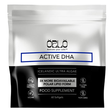 Orlo DHA Supplement 1000mg - 3X Absorption Natural Icelandic Nordic Omega 3 DHA & EPA for Brain & Eye Support – Vegan Fish Oil Alternative, No Fishy Aftertaste, 60 Easy-to-Swallow Mini Softgels Orlo Au supplements