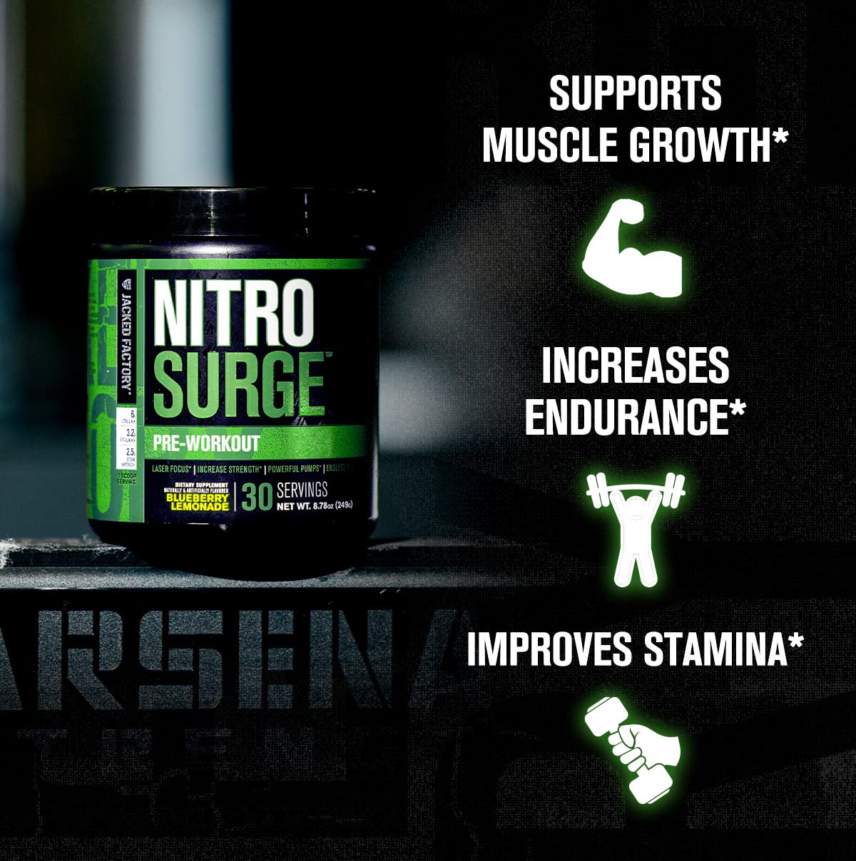 Jacked Factory Nitrosurge Pre-Workout in Arctic White & N.O. XT Nitric Oxide Booster Jacked Factory Au supplements