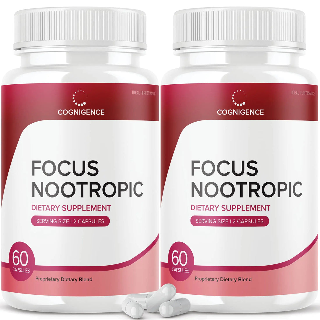 IDEAL PERFORMANCE (2 Pack) Cognigence Focus Nootropic Memory Booster Supplement Pills (120 Capsules) IDEAL PERFORMANCE uk supplements