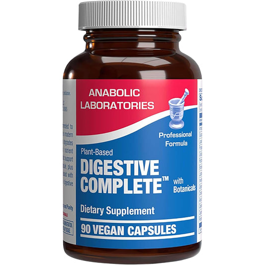 Plant Based Multi Digestive Enzymes Supplement - Clinically Formulated Digestion Supplement with Soothing Herbs and Enzymes for Women and Men Anabolic LaboratoriesUS supplements