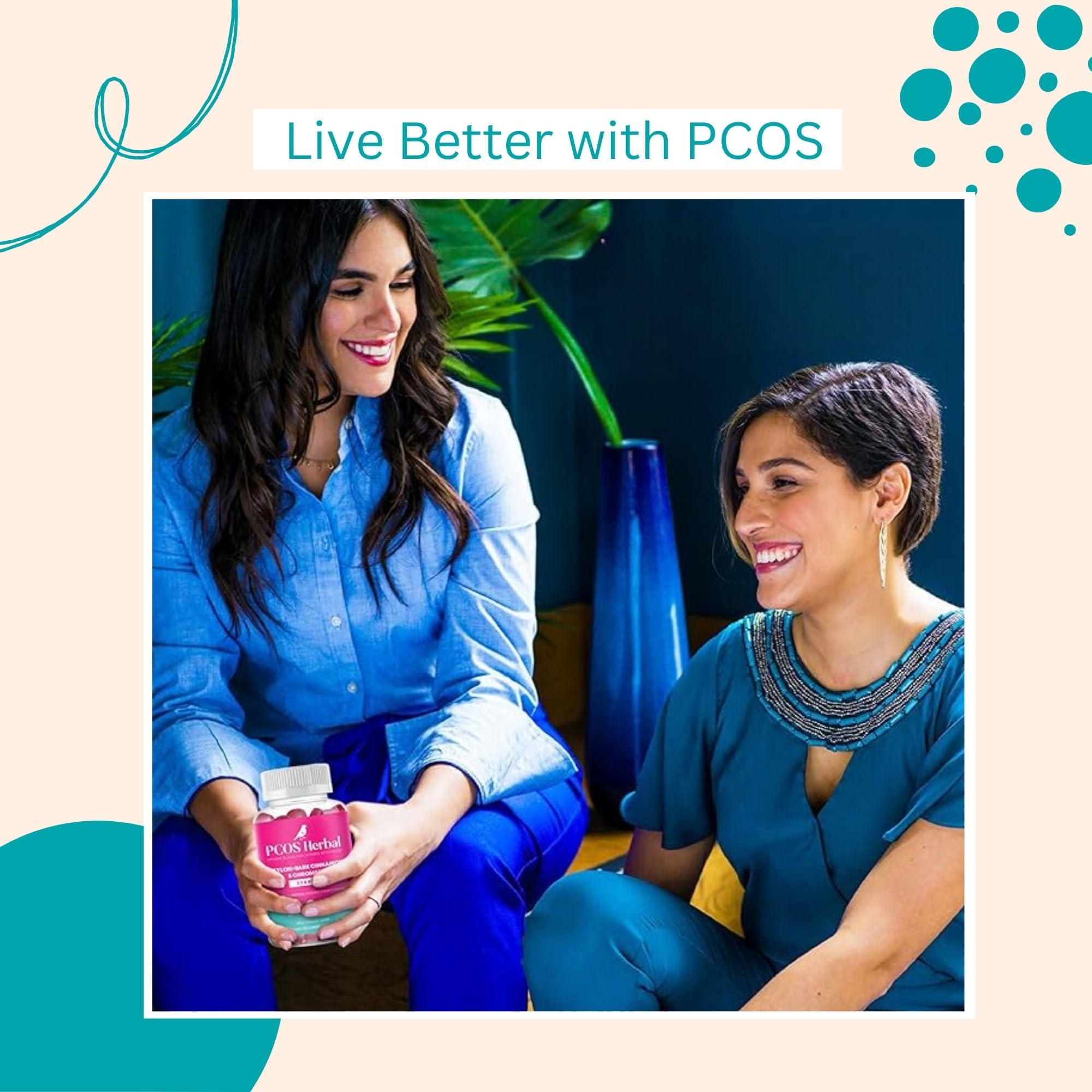 PCOS Herbal Gummies: Manage Cravings and Hormonal Balance; Cinnamon Complex PCOS Herbal Tea Au supplements