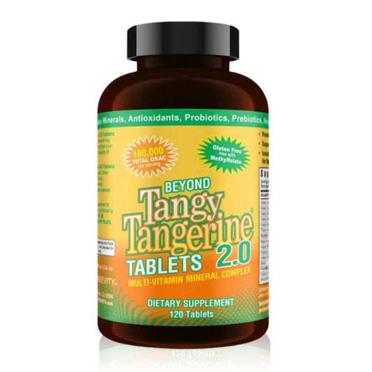 Youngevity Beyond Tangy Tangerine 2.0 Multi-Vitamin & Mineral Complex - Made with Natural & Whole Foods | 160,000 ORAC | 120 Tablets - 2-Pack YoungevityAu supplements