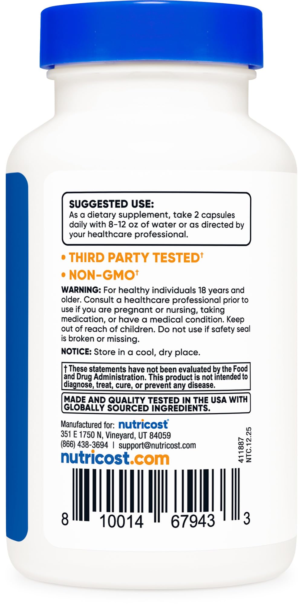 Nutricost Multivitamin for Men 120 Capsules - Vitamins and Minerals for The Healthy Man Nutricost Au supplements