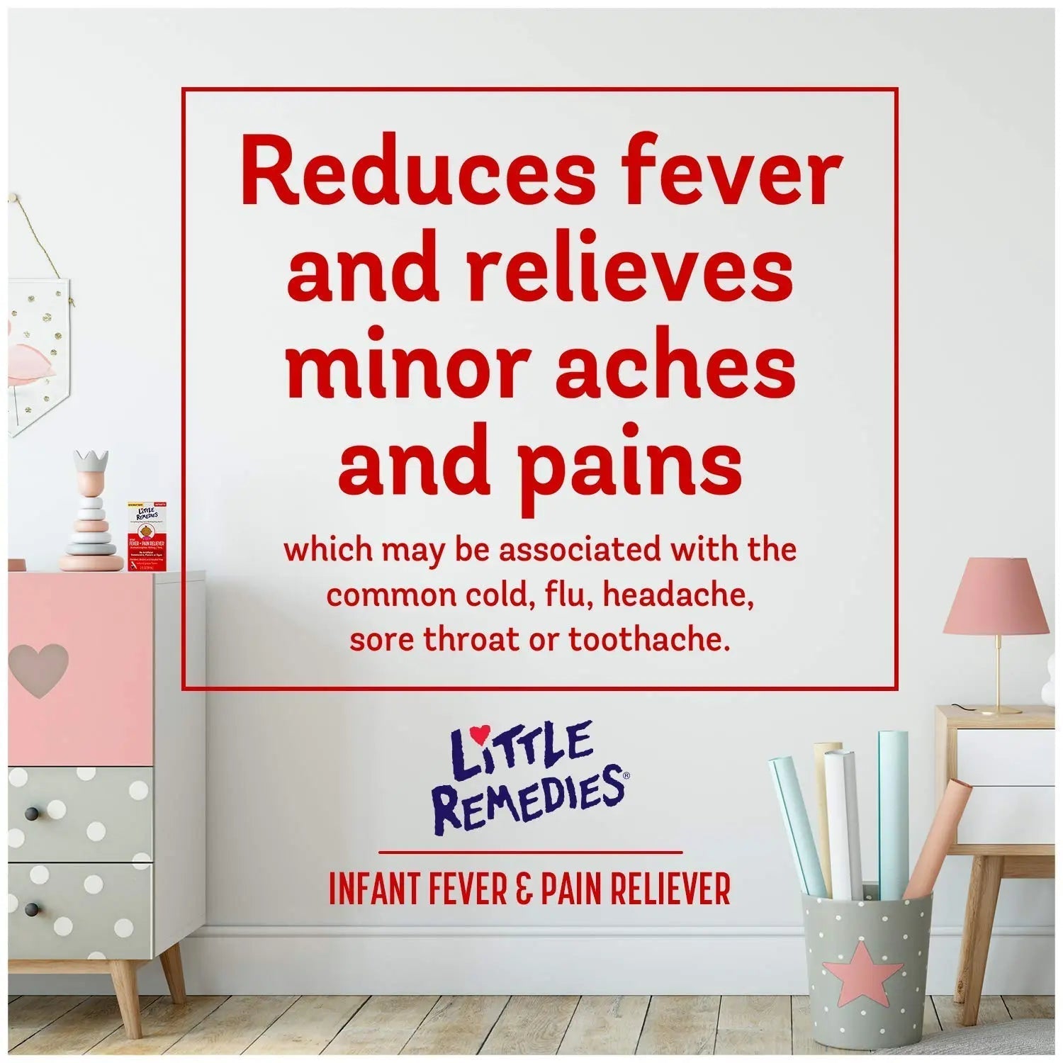 Little Remedies Infant Fever & Pain Reliever with Acetaminophen, Baby Medicine with No Artificial Sweeteners, Flavors or Dyes, Natural Berry Flavor, 2 Fl Oz, Pack of 2 Little Remedies Au supplements