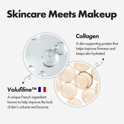 ELROEL Blanc Cover Cream Stick V White - Korean Color-Changing Foundation Stick with Volufiline - Medium to Full Coverage Dewy Finish Base Makeup - Dual-Ended with Detachable Brush (202 Natural) ELROELAu supplements