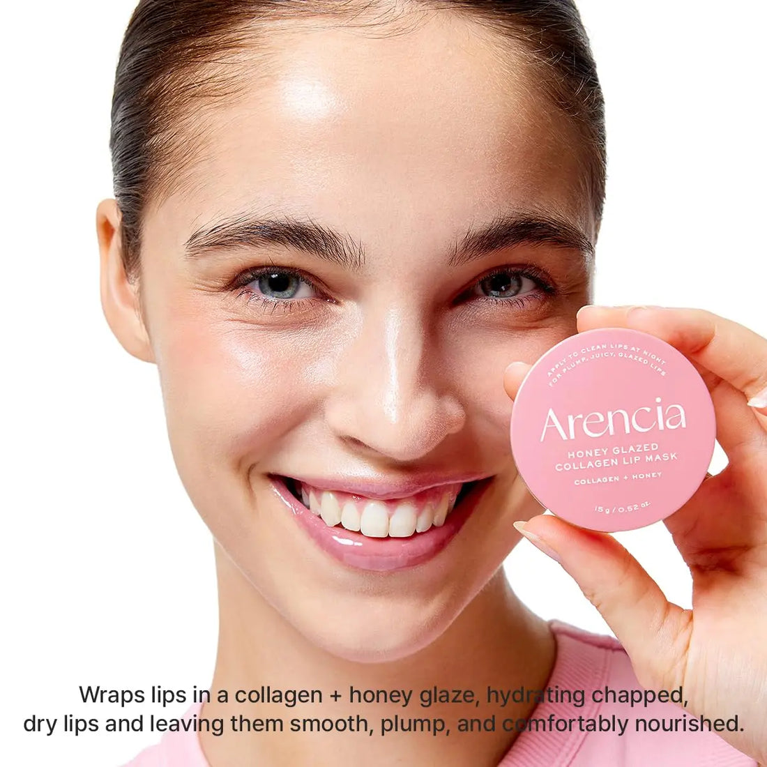 Arencia Honey Glazed Collagen Lip Mask, Overnight Lip Treatment with Collagen and Honey, 0.52 oz ARENCIA uk supplements