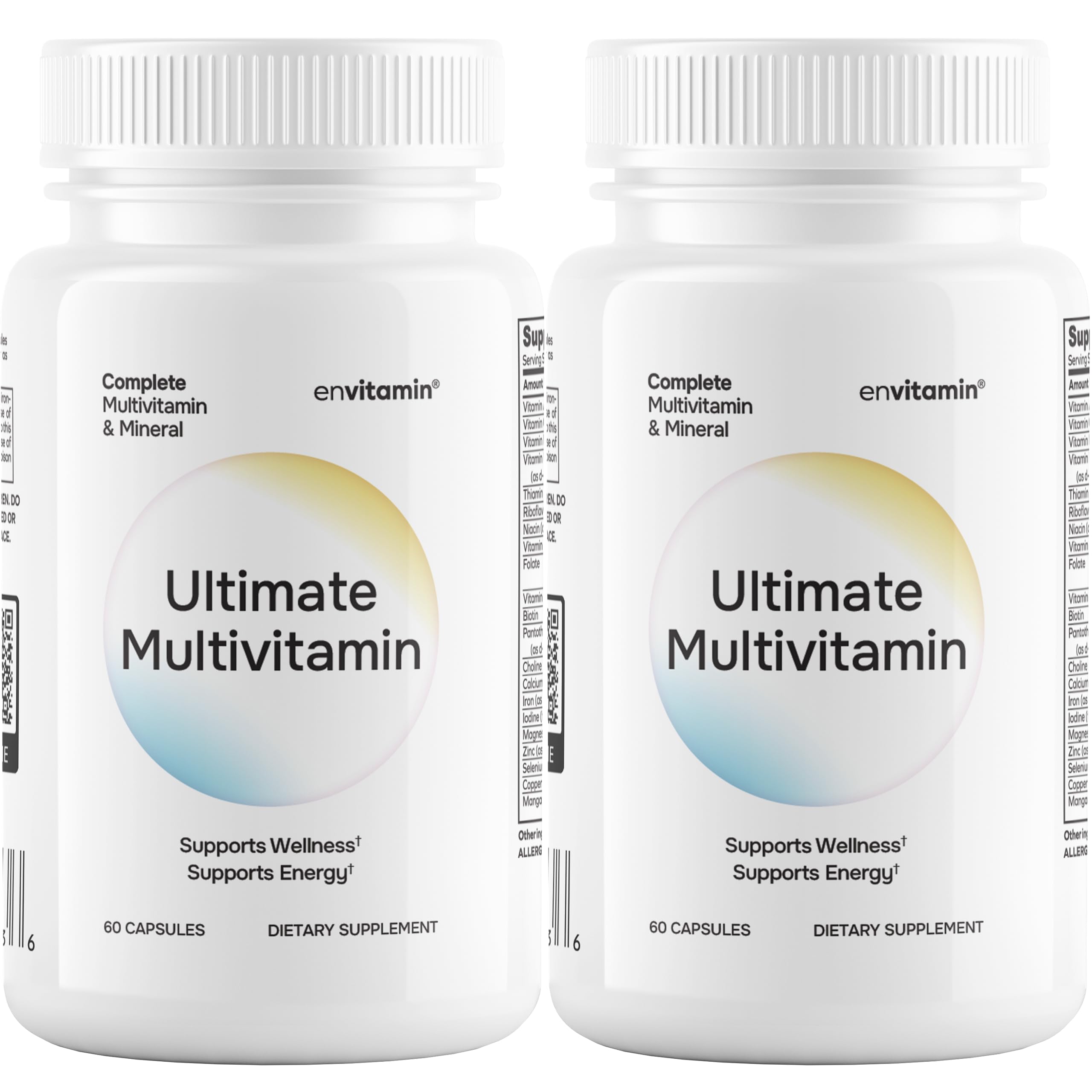 envitamin Ultimate Multivitamin Multimineral and Superfood with 42 Fruit and Vegetable Blend, 60 Count (Ultimate 2 Pack) envitamin Au supplements