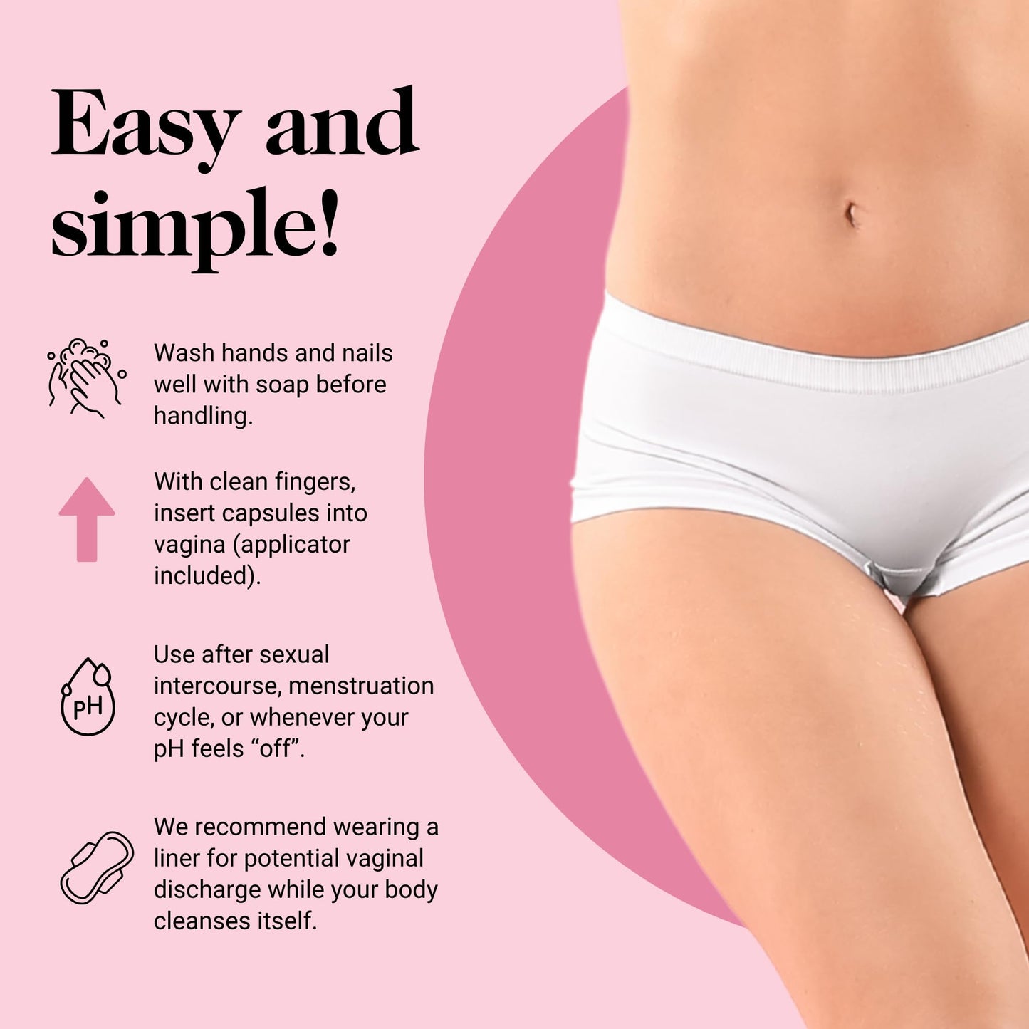 Kushae Boric Acid Suppositories + Rapid Relief, All Natural Female Suppositories with Probiotics & Aloe Vera, Relieves Discomfort & Balances pH Level Bottle Only 21 Capsules KushaeUS supplements