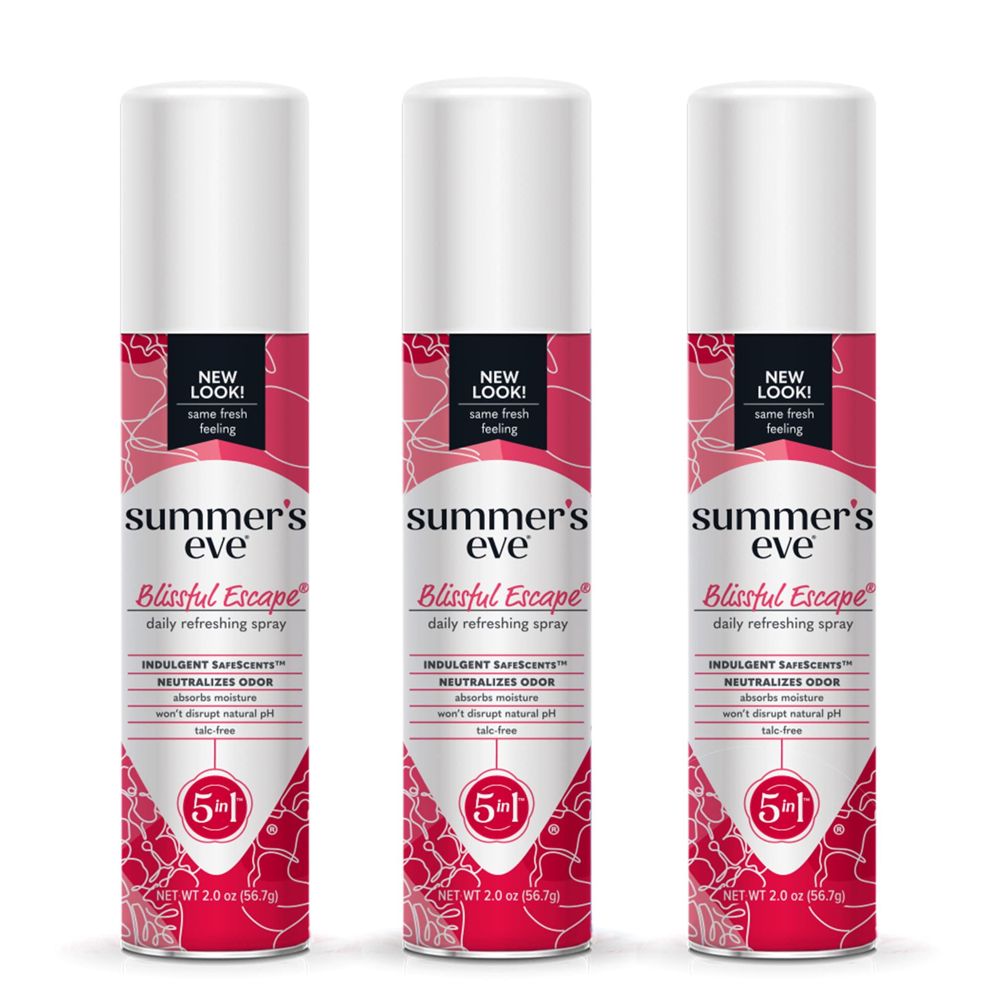 Summer's Eve Blissful Escape Daily Refreshing Feminine Spray, 2 oz, 3 Pack Summer's Eve Au supplements