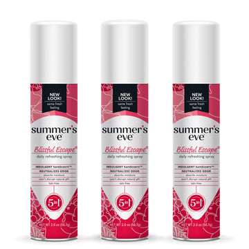 Summer's Eve Blissful Escape Daily Refreshing Feminine Spray, 2 oz, 3 Pack Summer's Eve Au supplements