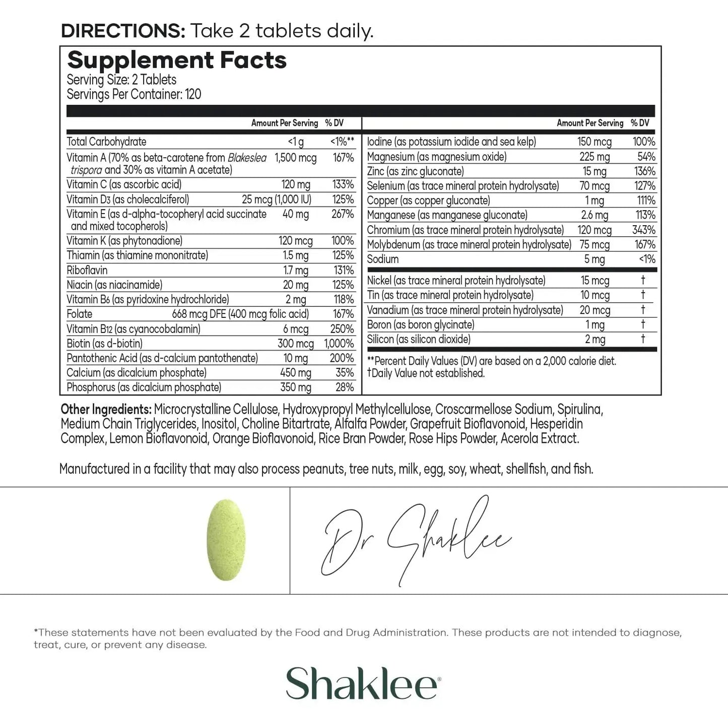 Shaklee - Vita-Lea® Men High Potency Multivitamin and Multimineral - Supports Heart, Immune, Bone, and Joint Health ShakleeAU supplements