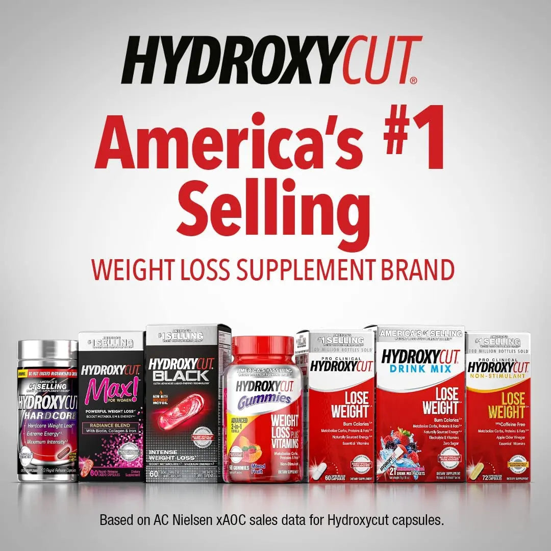 Hydroxycut Caffeine-Free Gummy for Women & Men | 15 Essential Vitamins & Minerals Hydroxycut uk supplements