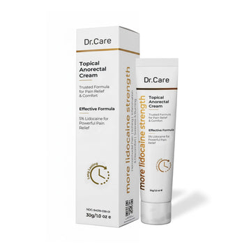 Dr Care Anorectal Cream with 5% Lidocaine - Maximum Strength Topical Anesthetic for Hemorrhoid Relief, Itching, & Burning (1.0 oz) Dr Care Au supplements
