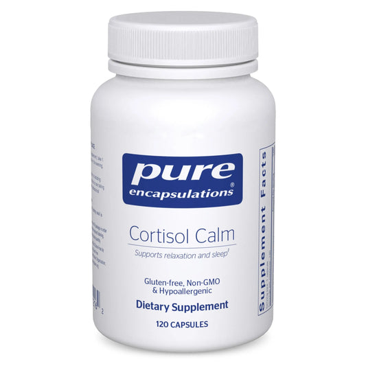Pure Encapsulations Cortisol Calm - Supports Cortisol Health & Relaxation - Contains Ashwagandha & L-Theanine - Restful Sleep - 120 Capsules Pure EncapsulationsAU supplements