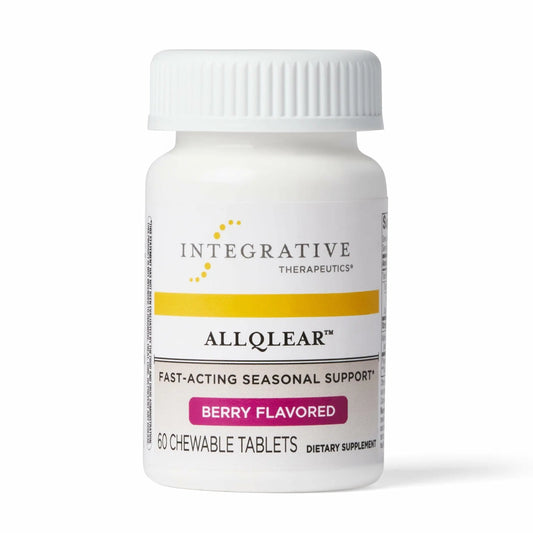 Integrative Therapeutics AllQlear - Seasonal Supplement for Immune Support *- Quail Egg Powder Blend - Dairy-Free - Berry Flavored, 60 Chewable Tablets (30 Servings) Integrative TherapeuticsAU supplements