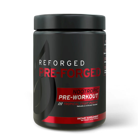 Reforged Pre-Forged L Theanine Pre Workout Powder Drink | Nootropic Nitric Oxide Energy ReforgedAU supplements