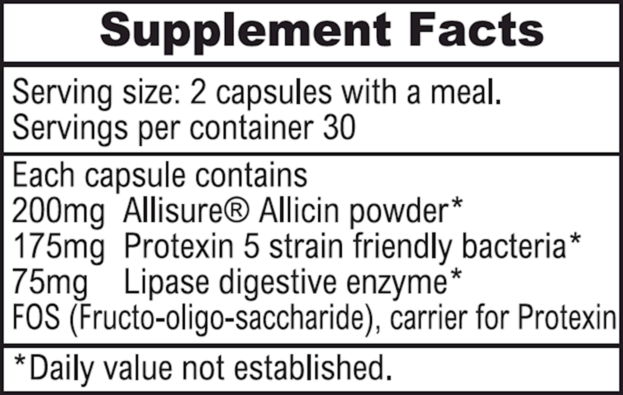 ALLIMAX Pre Pro - 60 Caps. Stabilized allicin Plus prebiotics, probiotics and Digestive enzymes. ALLIMAX Au supplements