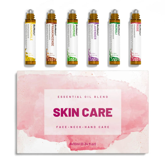 benatu 6-Pack Facial Essential Oils - Skin Care Set, 100% Pure Plant Extraction, Safe for Sensitive Skin benatuAU supplements