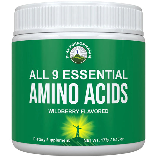 All 9 Essential Amino Acids Powder. Pre + During + Post Workout with EAAs + BCAAs for Energy, Muscle Growth, and Recovery. Non-GMO BCAA and EAA Powders for Men + Women. 3rd Party Tested. Wildberry Peak PerformanceAU supplements