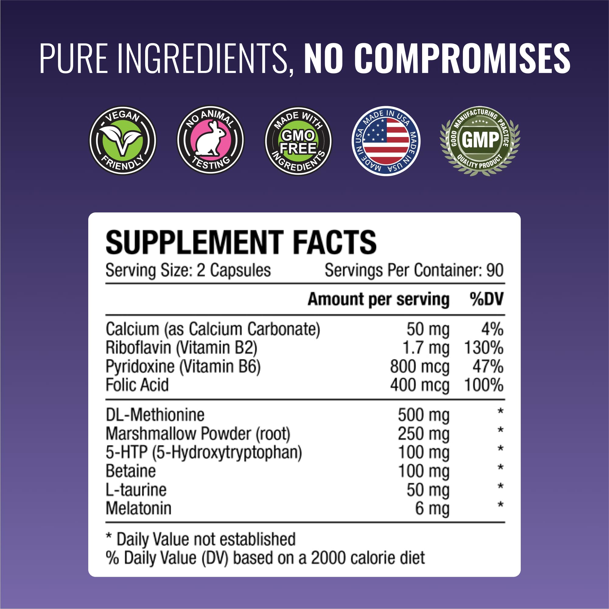 Approved Science® Acid Reflux Support - with Melatonin, Marshmallow Root, L-Taurine -180 Capsules - Vegan Approved Science Au supplements