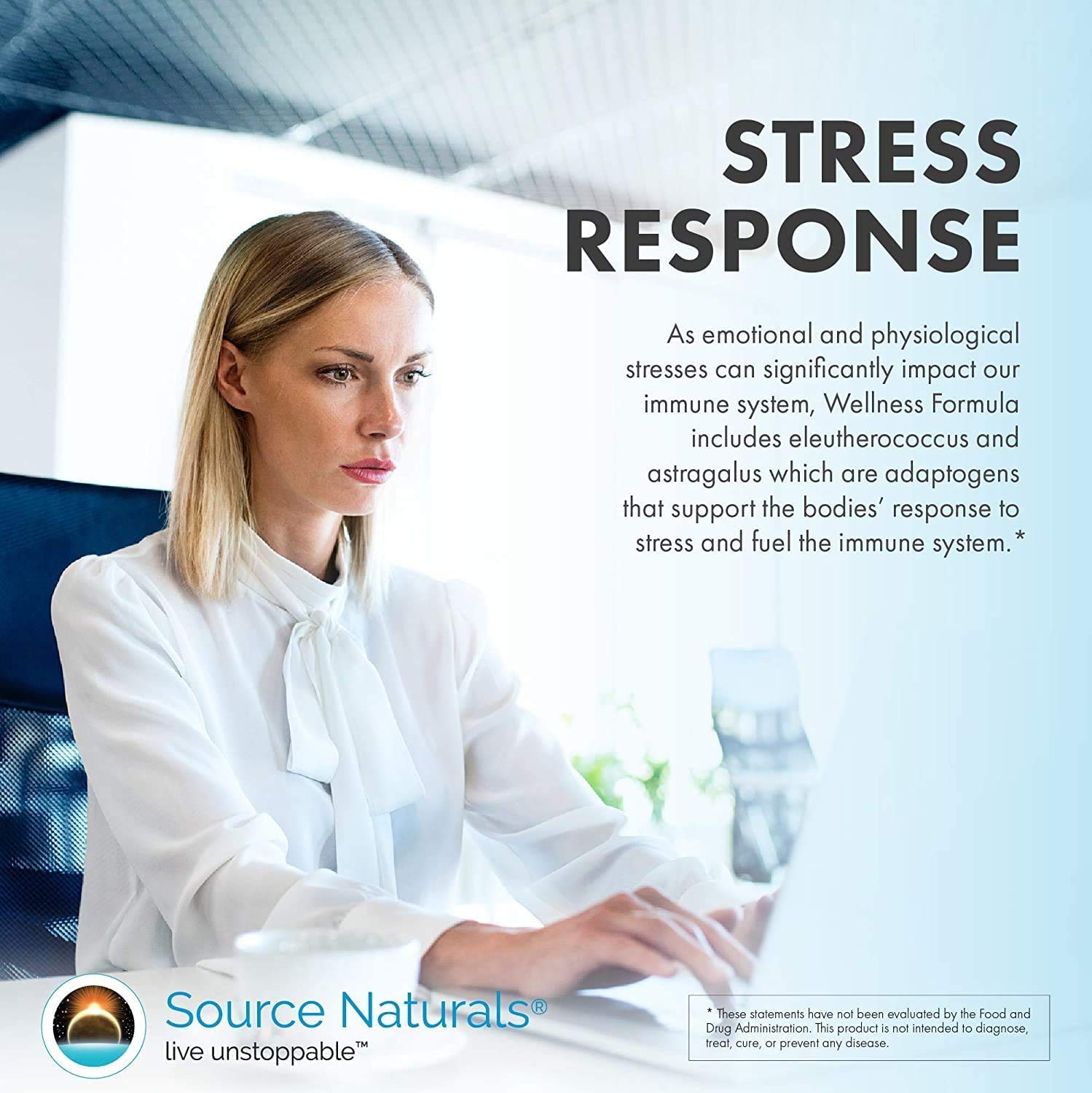 Source Naturals Wellness Formula Bio-Aligned Vitamins & Herbal Defense - Immune System Support Supplement & Immunity Booster - 45 Tablets Source Naturals Au supplements