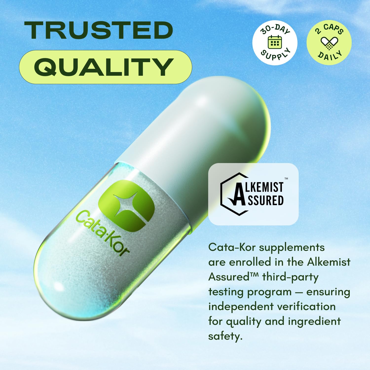 Cata-Kor NMN Supplement Alternative – Liposomal NAD+ Supplement – Third-Party Tested – NAD CORE – 90-Day Supply – 180 Capsules Cata-Kor Au supplements