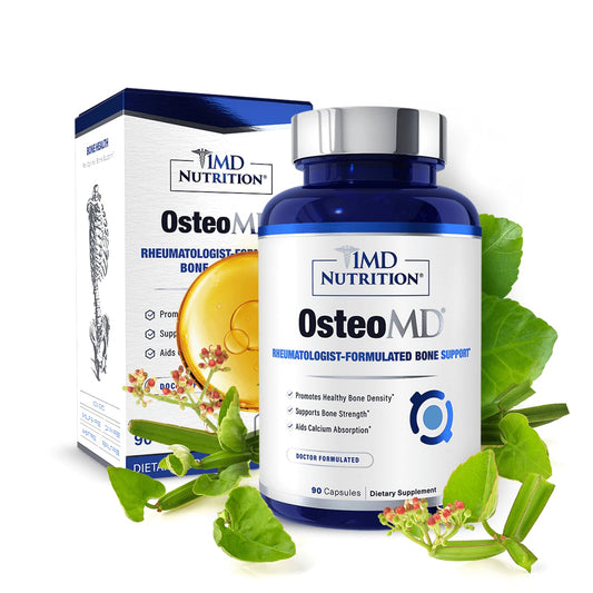1MD Nutrition OsteoMD for Comprehensive Support - Supplement for Women and Men - Promote Density w/Vitamin D - Hydroxyapatite 1MD NutritionUS supplements