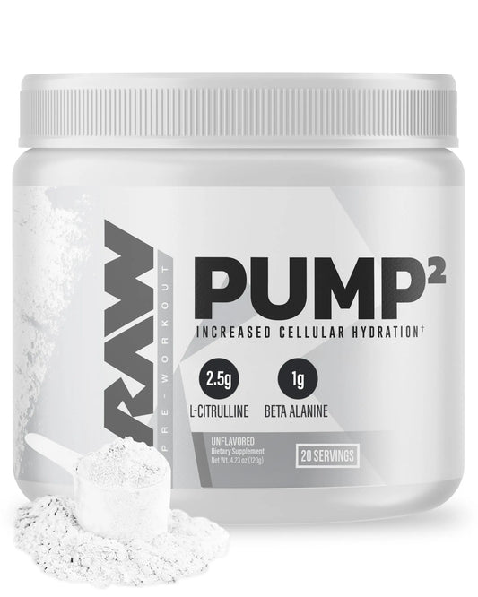 RAW Pump2 Pre Workout | Glycerol Pump Pre Workout Supplement, Pair Pump Supplement for Best Results Or Any Preworkout Powder | Enhanced Hydratio RAWAU supplements