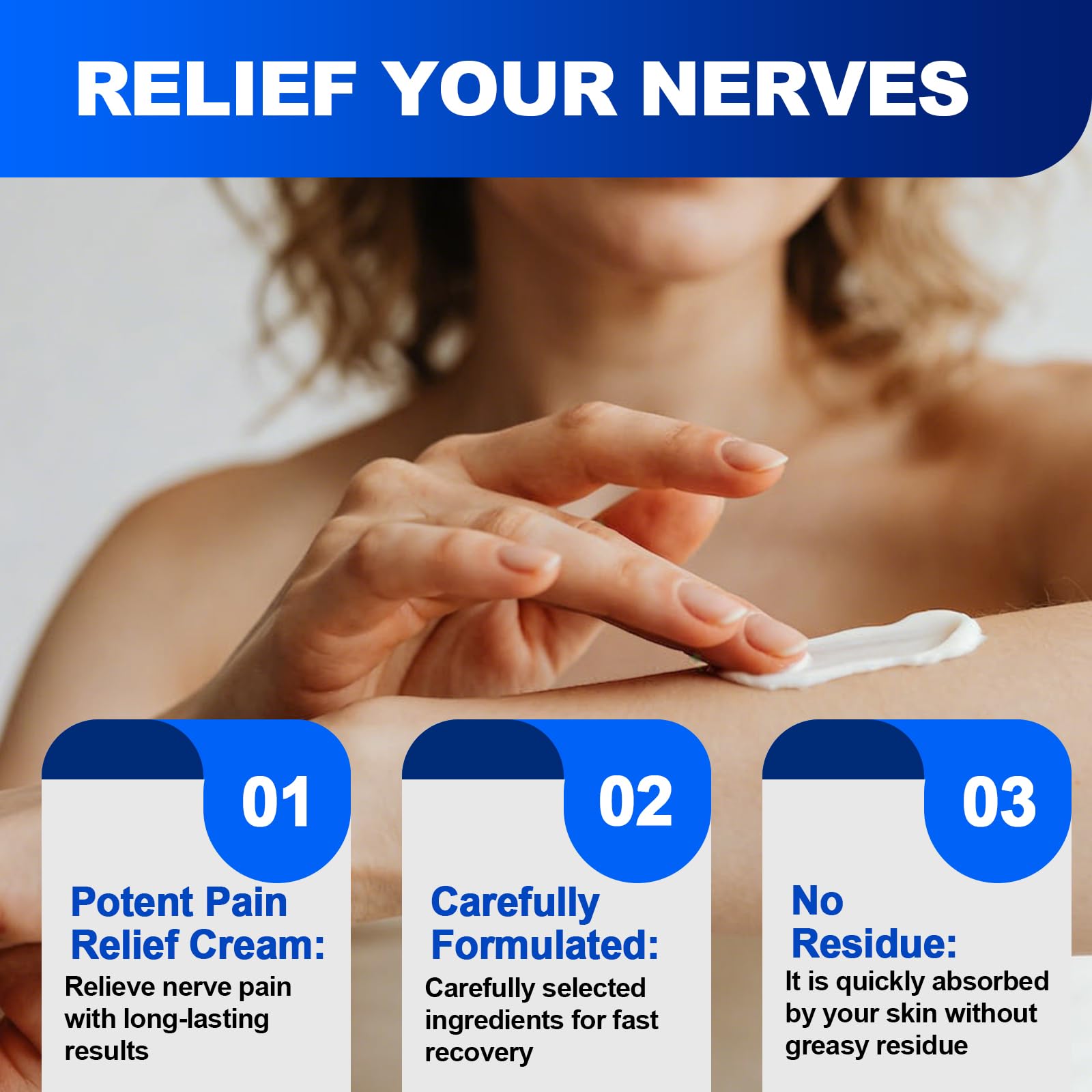 Neuropathy Nerve Relief Cream, Large 4 Oz, Nerve Savior for Neuropathy-Maximum Strength for Feet, Hands, Legs ＆ Toes, Neuropathy Cream with Arnica, Vitamin B6, Aloe Vera ＆ MSM, 120 ml TRPLKJE Au supplements