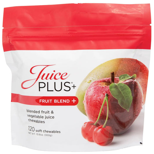 Juice Plus+ Fruit Blend Soft Chews (Chewables) - Boost Your Nutrition with 11 Fruits & Plant Ingredients - Vegan Gummy for Kids & Adults - Vitamins, Whole Food Nutrition - 120 Chewables Juice Plus+AU supplements