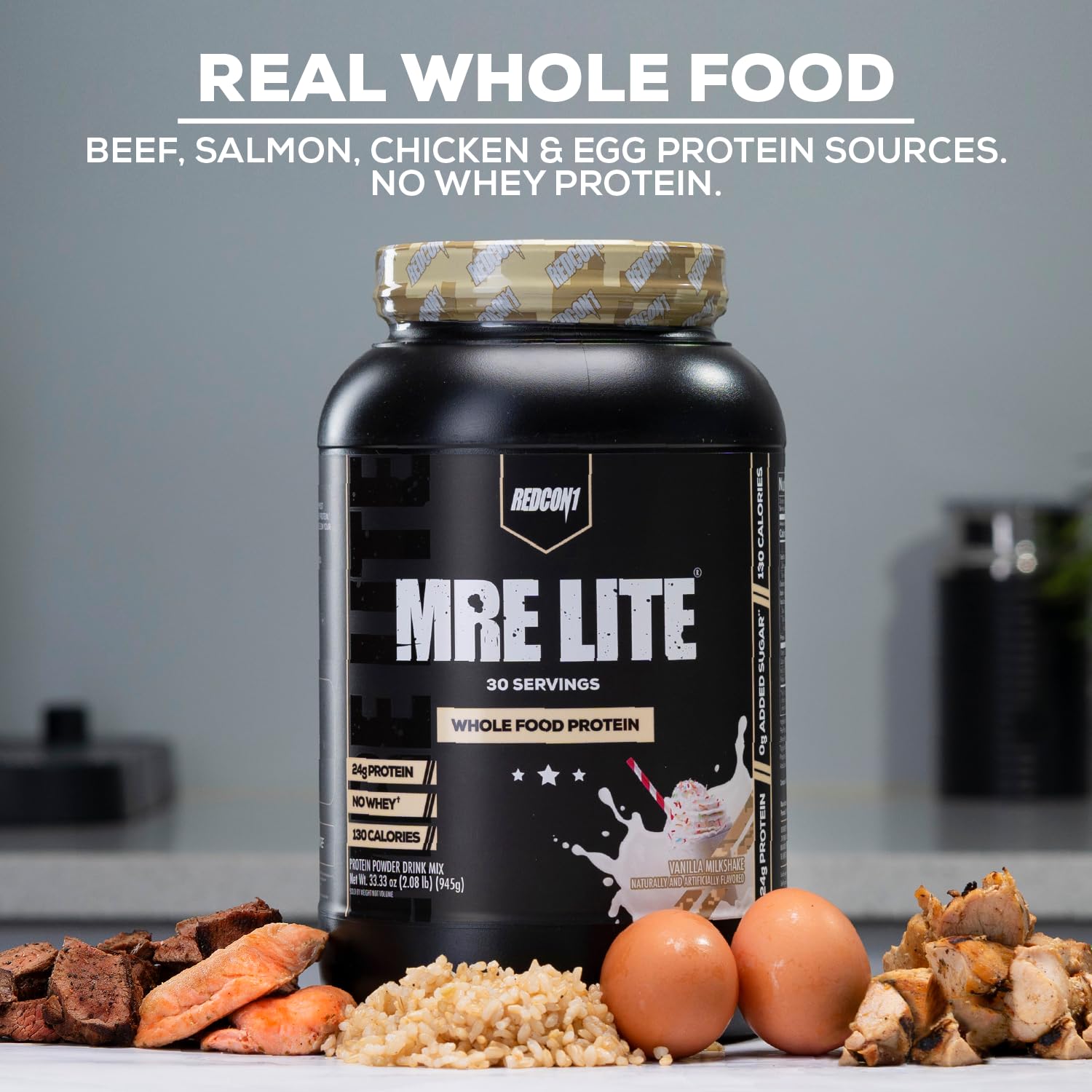 REDCON1 MRE Lite Whole Food Protein Powder, Oatmeal Chocolate Chip - Low Carb REDCON1 Au supplements