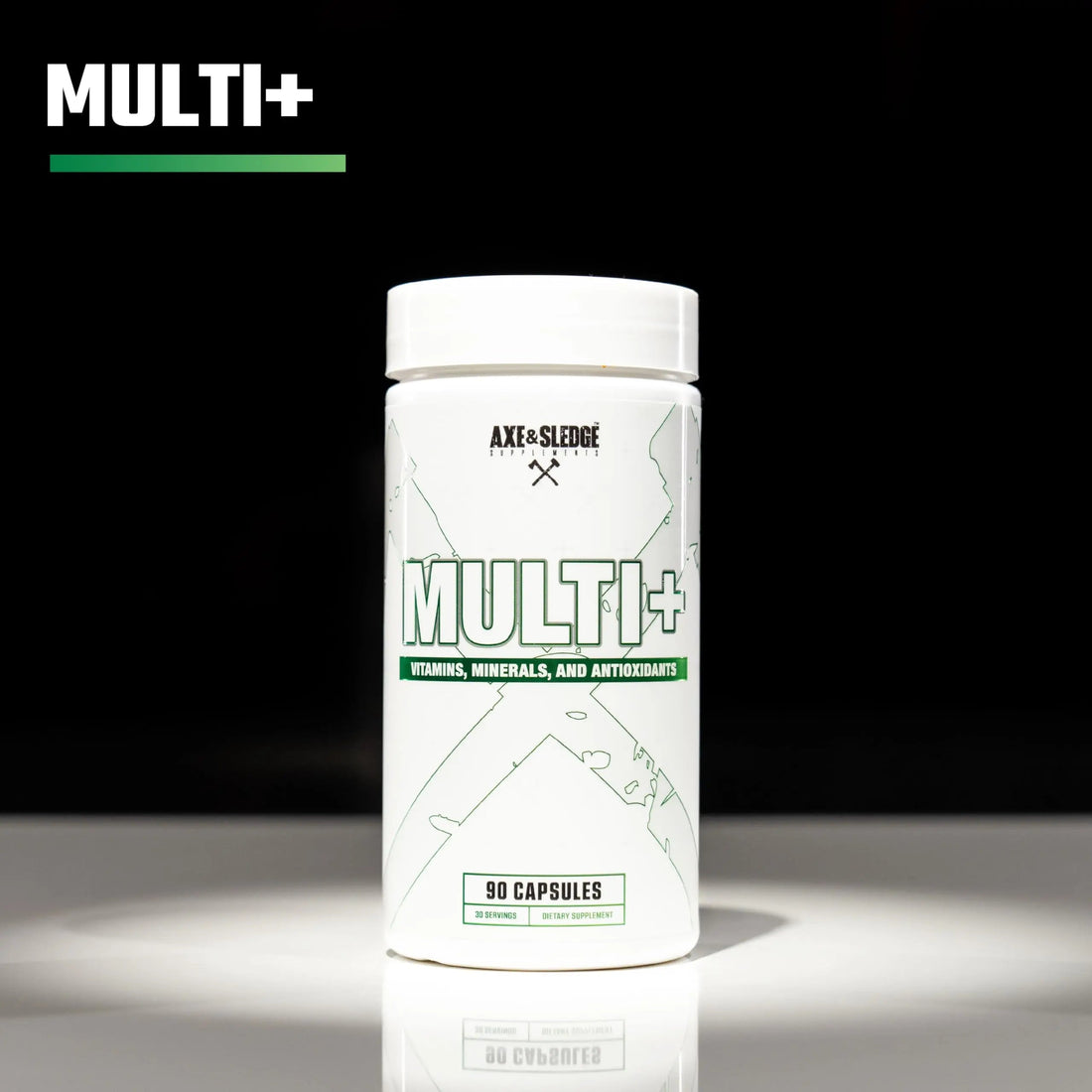 Axe & Sledge Multi Plus Multivitamin | 24 Bioavailable Vitamins & Minerals, Ashwagandha | Multivitamin for Women and Men Axe & Sledge uk supplements