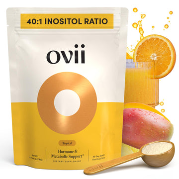 Ovii Metabolic Support for Women – Reducose® White Mulberry with Myo-Inositol & D-Chiro Inositol 40:1 Blend – Daily Wellness, Metabolic Balance & Appetite Control Supplement – 30 Servings, Tropical Ovii Au supplements
