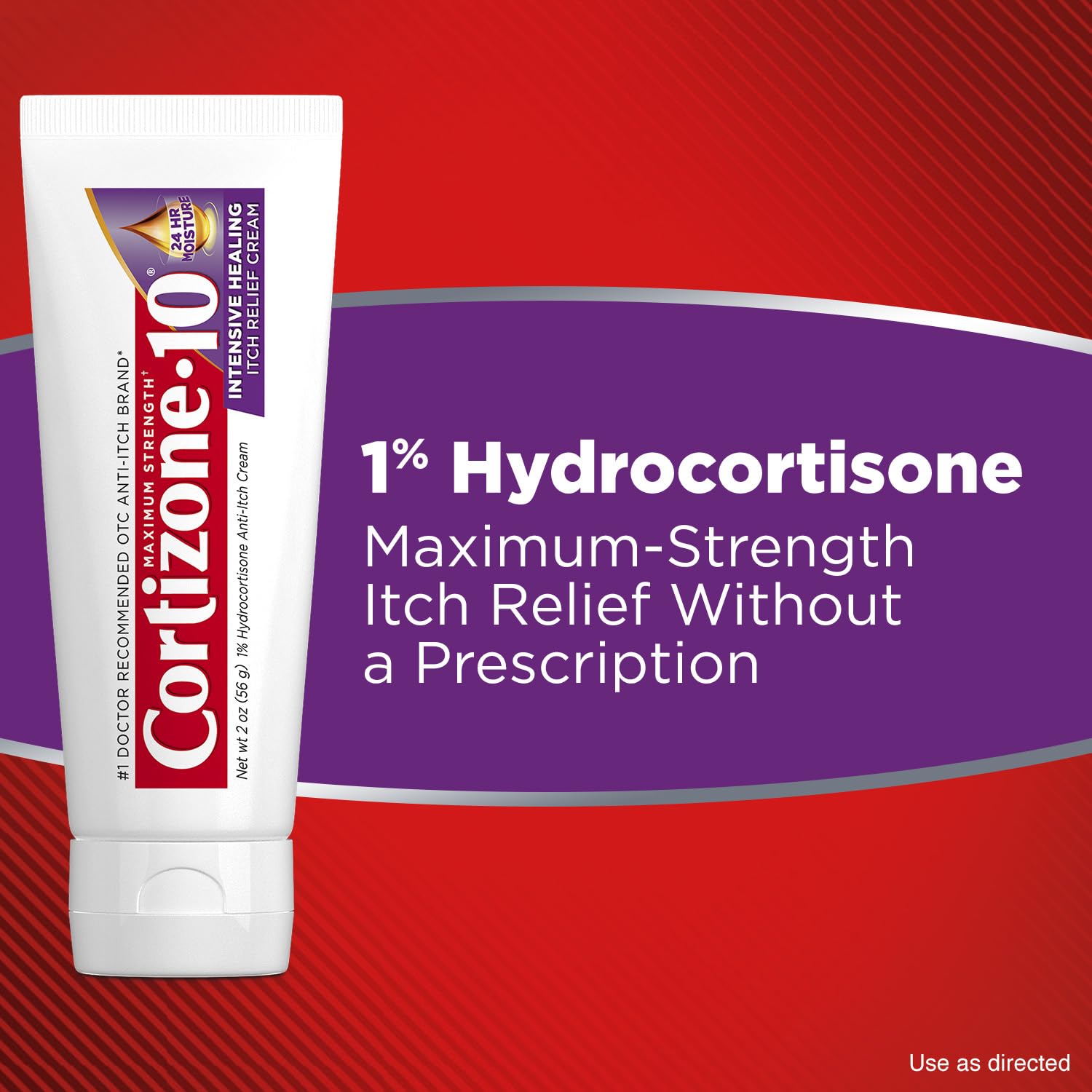 Cortizone-10 Maximum Strength Intensive Healing Itch Relief Cream, 1% Hydrocortisone, Fast-Acting, Anti-Itch Cream for Bug Bites, Rash, Eczema, Psoriasis, Poison Ivy, Oak, Sumac & More, 2 oz Cortizone 10 Au supplements