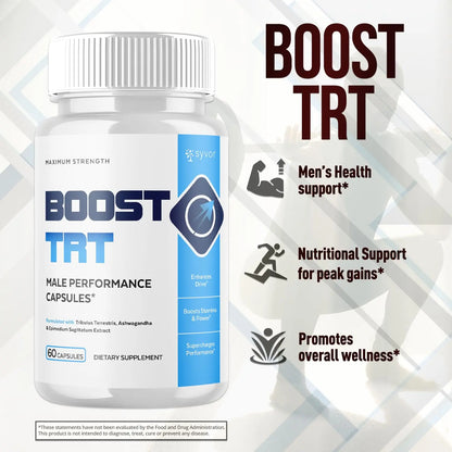 (2 Pack) Boost TRT Capsules, Official BoostTRT Capsules with All Natural Ingredients, Advanced Health & Wellness Support Formula with Max Strength Premium Active Lifestyle Vitamins (120 Capsules) SyvorAu supplements